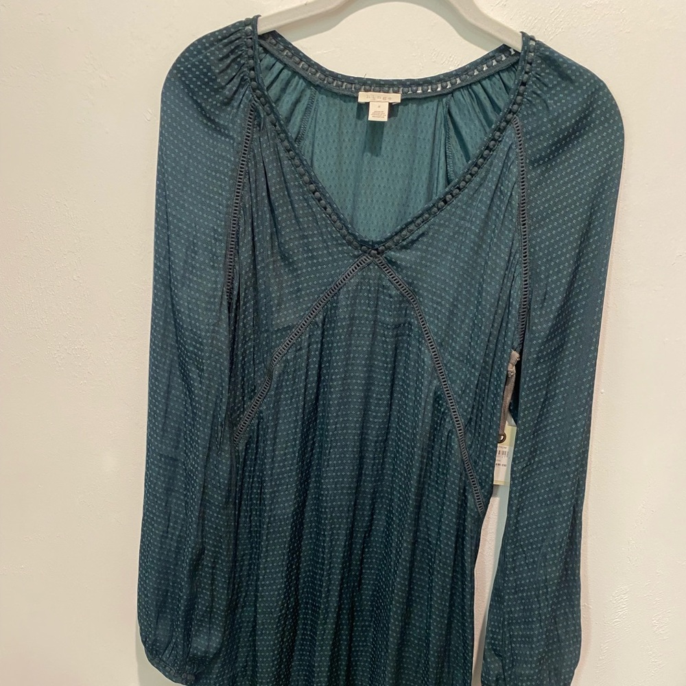 Nordstrom Hinge Green Ponderosa Dress NWT